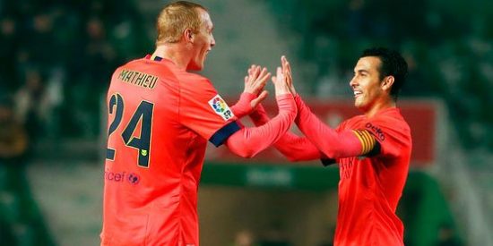 El Bar&ccedil;a supera al Elche con un 4-0 y se cita con el Atl&eacute;tico en los cuartos de Copa