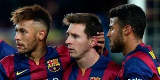 Neymar, Messi y Rafinha salvan los muebles al Bar&ccedil;a, que remonta en un suspiro a un gran Villarreal