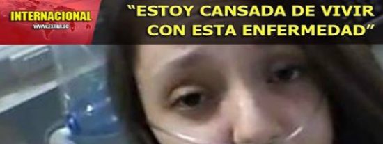 O&iacute;dos sordos a la petici&oacute;n de eutanasia de esta ni&ntilde;a: "Quiero dormir para siempre"