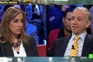Eduardo Inda 'apalea' a Tania Sanchez en su reencuentro en 'La Sexta Noche'