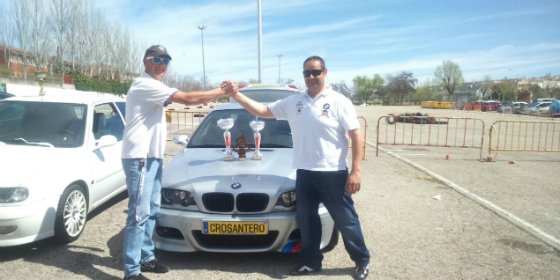 Caballero y Barriga primero y tercero del VI Slalom de Mejorada del Campo