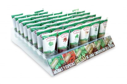 GOURMET GARDEN REINTRODUCE SUS PRODUCTOS EN CAPRABO-EROSKI E INCORPORA UN DISPLAY EXPOSITOR