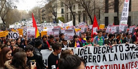 Profesores y estudiantes ir&aacute;n a la huelga el 24 de marzo