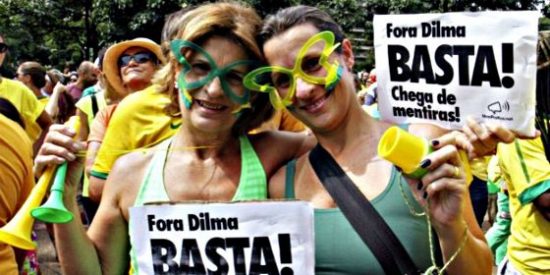 Brasil: Las protestas contra Dilma Rousseff re&uacute;nen a cientos de miles de manifestantes