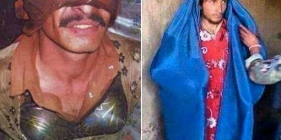 As&iacute; se disfrazan de mujeres con sost&eacute;n los miembros del EI para escapar de la batalla