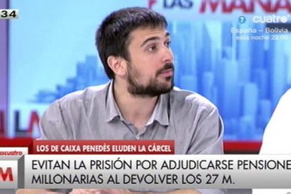 El podemita Ram&oacute;n Espinar reniega de su acomodado padre animado por el amigo Cintora