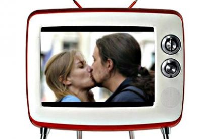 Tania S&aacute;nchez y Pablo Iglesias.