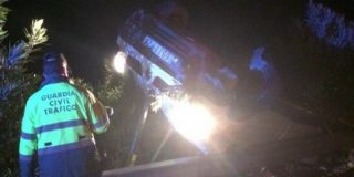 9 heridos en un accidente de tr&aacute;fico en la autov&iacute;a A5, a la altura de Montijo (Badajoz)