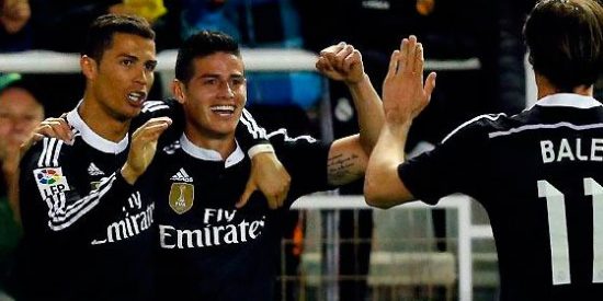 El Madrid reacciona y consigue sacar los tres puntos de Vallecas con goles de CR7 y James