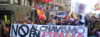 J&oacute;venes venezolanos en Espa&ntilde;a convocan nuevas manifestaciones contra Podemos