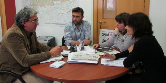 IU Extremadura se reúne con la Coordinadora de ONGD de Extremadura