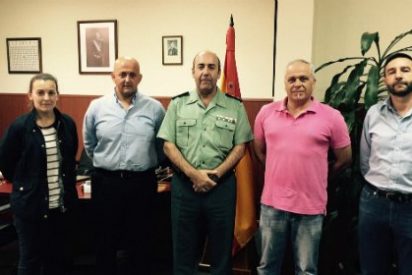 El nuevo Jefe de la Comandancia de la Guardia Civil en Badajoz abre sus puertas a AUGC