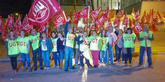 Gran participaci&oacute;n de los trabajadores nocturnos de Correos en Extremadura durante la huelga