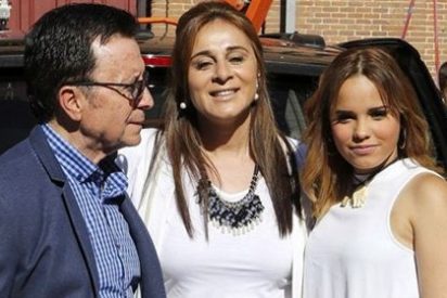Ortega Cano junto a su familia en Las Ventas
