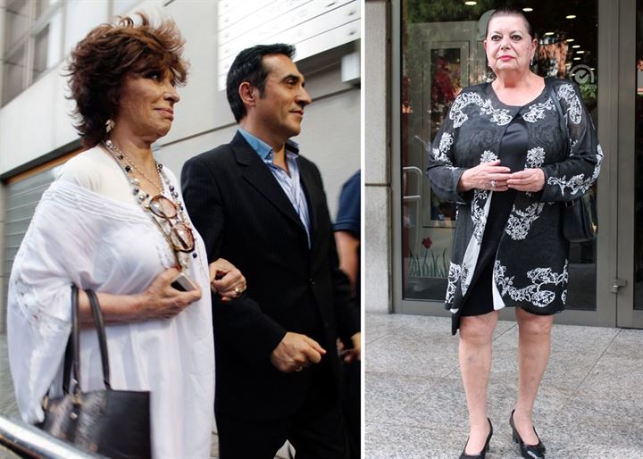 Numerosos rostros conocidos quisieron despedir a Marujita D&iacute;az