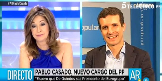 Ana Rosa ri&ntilde;e a Pablo Casado: "&iquest;En el PP ya os hab&eacute;is vacunado de la alergia a los medios?"