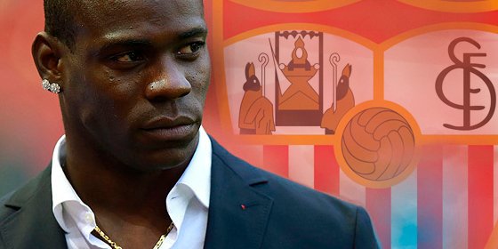 Mario Balotelli podría acabar en el Sevilla