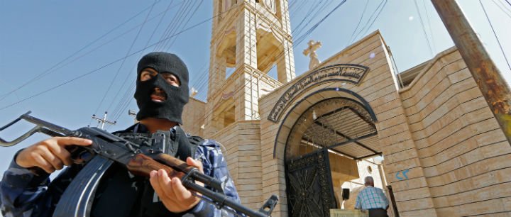 El EI transforma un templo de Mosul en "mezquita de los mujiahiddin"