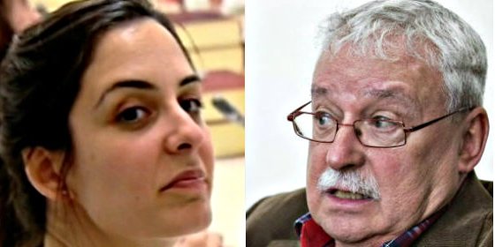 La 'asaltacapillas' Rita Maestre se engancha en Twitter con el veterano Joaquín Leguina