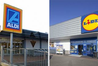 Guerra de precios entre los supermercados Aldi y Lidl