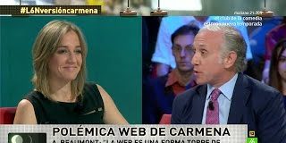 Brutal rifirrafe entre Tania S&aacute;nchez y Eduardo Inda en laSexta Noche