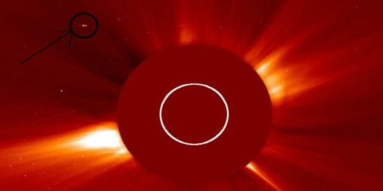 El OVNI de 216.000 kil&oacute;metros captado por la NASA cerca del Sol