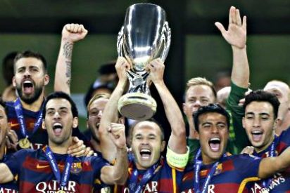 Pedro, que tiene un pie fuera, da la Supercopa de Europa al Barcelona en el minuto 115