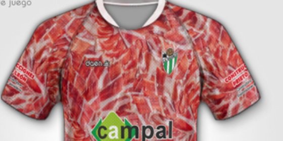 El Guijuelo presenta su camiseta... ¡de jamón serrano!