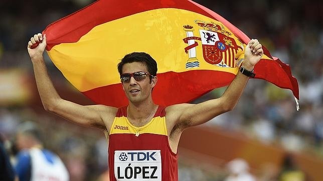 Miguel &Aacute;ngel L&oacute;pez se proclama campe&oacute;n mundial 2015 de 20 km marcha