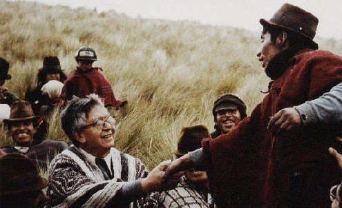 Le&oacute;nidas Proa&ntilde;o y el Papa Francisco