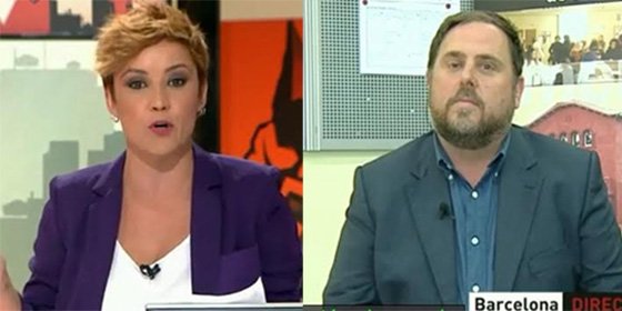 Cristina Pardo acorrala a un huidizo Junqueras que no se moja sobre Mas