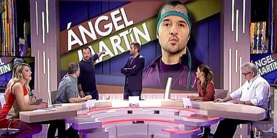 &Aacute;ngel Mart&iacute;n visita Zapeando, el que fue su plat&oacute; en 'S&eacute; lo que hic&iacute;steis'