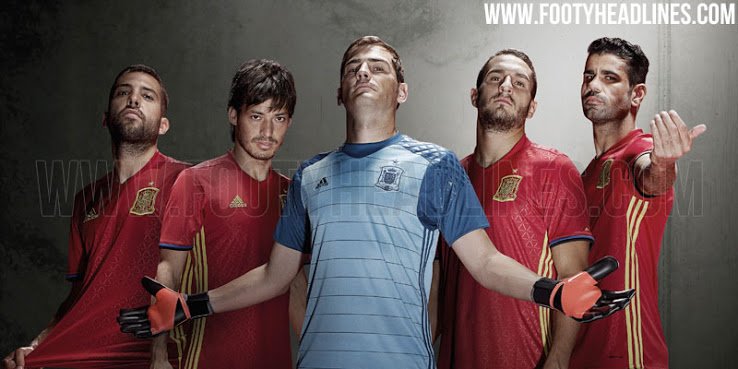 Este es el dise&ntilde;o final de la camiseta de Espa&ntilde;a para la Eurocopa