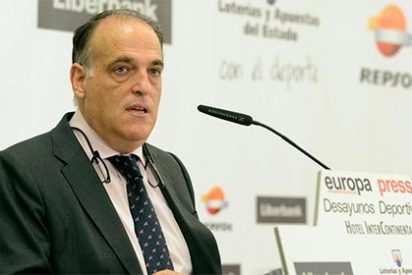 El pesimista mensaje de Javier Tebas: "Estamos en una encrucijada; a este paso, la Premier ser&aacute; como la NBA y la Liga espa&ntilde;ola como la ACB"