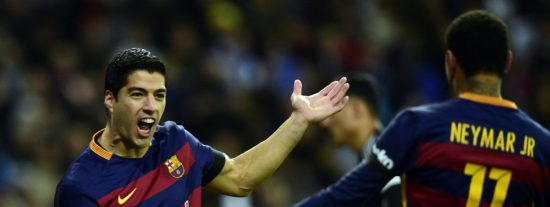 Neymar y Luis Su&aacute;rez se desmarcan en el Pichichi