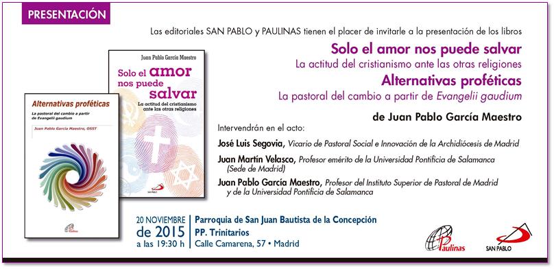 Presentación de los últimos libros de Juan Pablo García Maestro