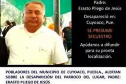 Hallan muerto al sacerdote desaparecido en Puebla