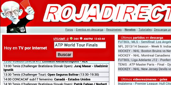 Rojadirecta cierra su web... y se transforma en TarjetaRojaOnline.me