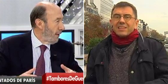 Rubalcaba retrata a un desinformado Monedero: "L&eacute;ase el pacto antiterrorista"