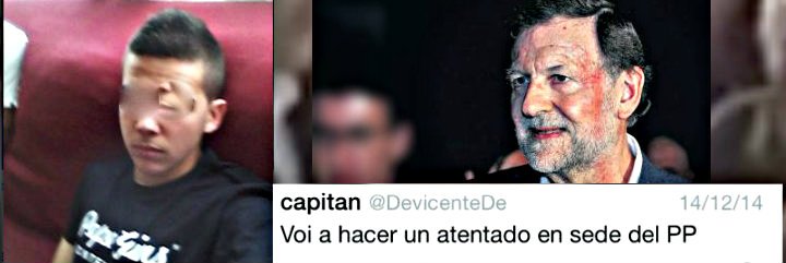 El facineroso izquierdista que agredió al presidente Rajoy será internado seis meses en un 'reformatorio'