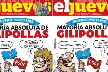 En este pa&iacute;s, o votas a Podemos "o somos gilipollas", seg&uacute;n El Jueves