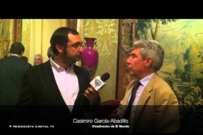 Entrevista a Casimiro Garc&iacute;a-Abadillo en la presentaci&oacute;n de 'El primer naufragio'
