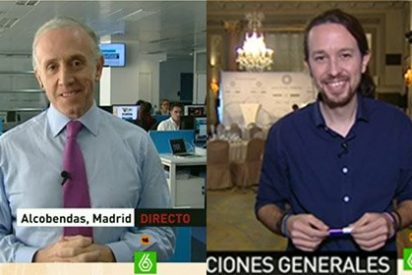 El 'zasca' de Inda a Iglesias por acusarle de hacerle el argumentario a Felipe Gonz&aacute;lez: "Los dos somos dem&oacute;cratas y no queremos dictadura en Venezuela"