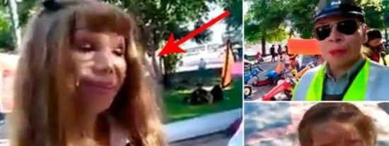 La ni&ntilde;a de 4 a&ntilde;os que atropella en un parque a una desbocada 'mujer yegua'