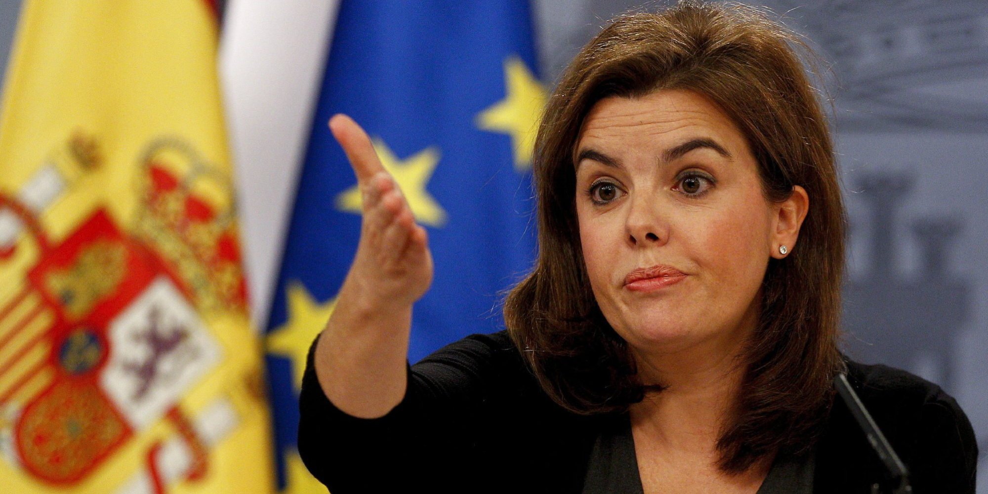 Hay m&aacute;s inter&eacute;s por la presencia de Soraya que la que hubiera despertado Rajoy en carne mortal