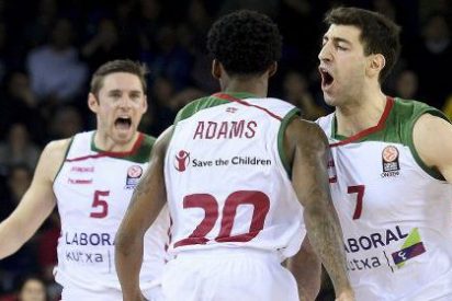 El Laboral Kutxa Baskonia (78-81) asalta el Palua y pasa por la piedra al FC Barcelona Lassa