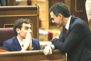 Pedro S&aacute;nchez le est&aacute; comiendo el tarro a Albert Rivera para que le haga presidente del Gobierno