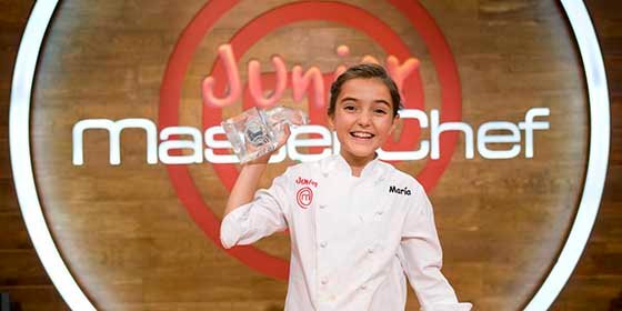 María, ganadora de 'Masterchef Junior'.