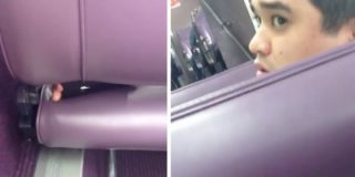 La mujer que despierta y caza al salido grab&aacute;ndole entre las piernas