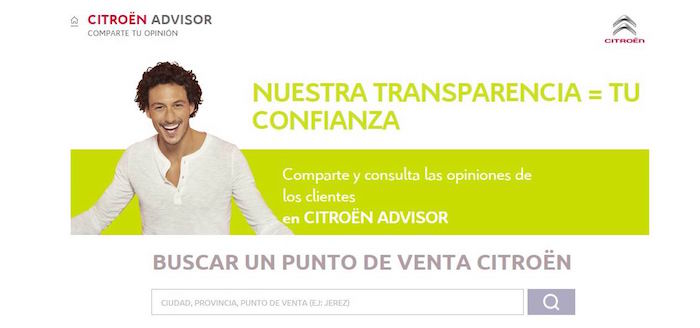 Los clientes de Citroën opinan en su herramienta Advisor